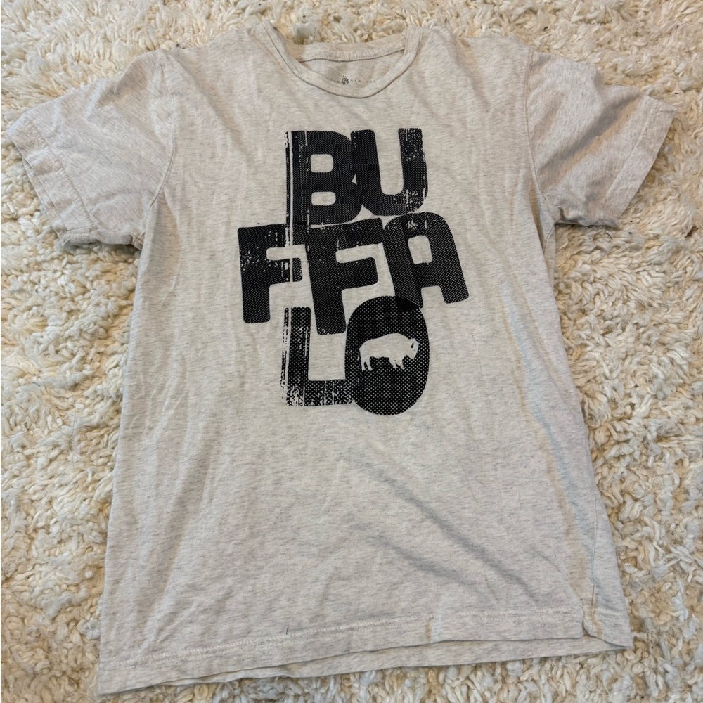 Buffalo Cream Short Sleeve Tee